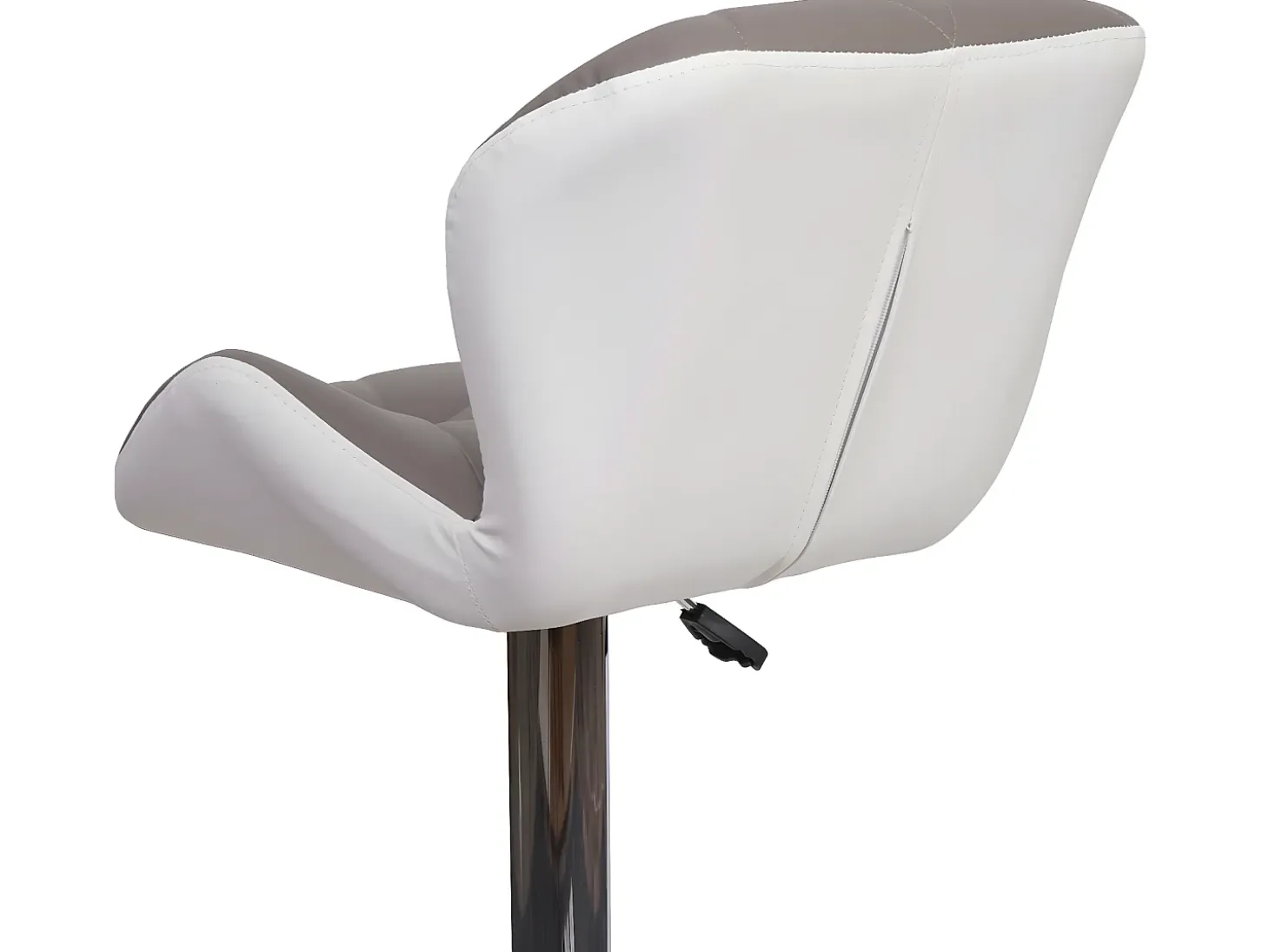 Taburete de bar MCW-A92 (set de 2), gris topo
