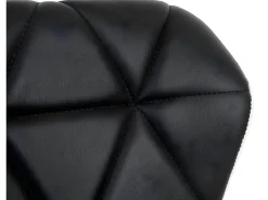 Taburete de bar MCW-A92 (set de 2), negro