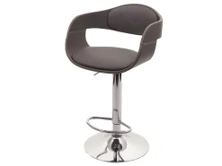 Taburete de bar MCW-A47b, gris mate