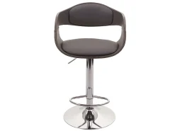 Taburete de bar MCW-A47b, gris mate