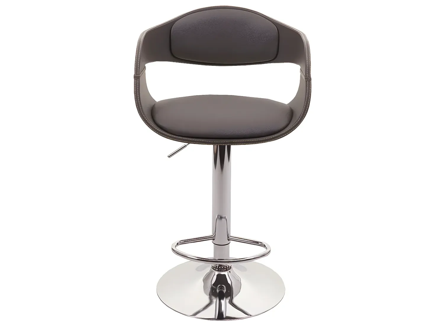Taburete de bar MCW-A47b, gris mate