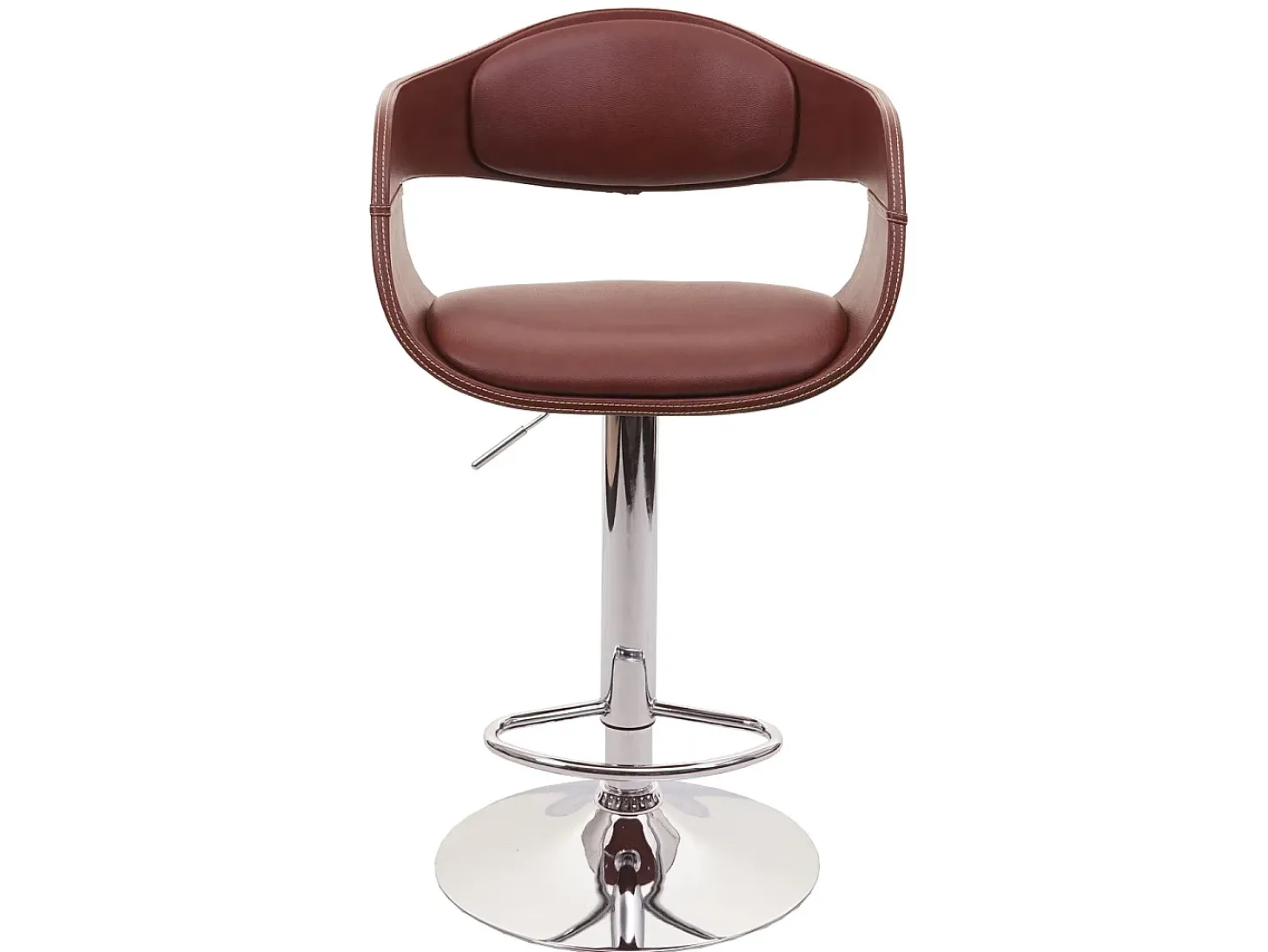 Taburete de bar MCW-A47b, marrón