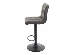 Taburete de bar MCW-B13, vintage gris oscuro