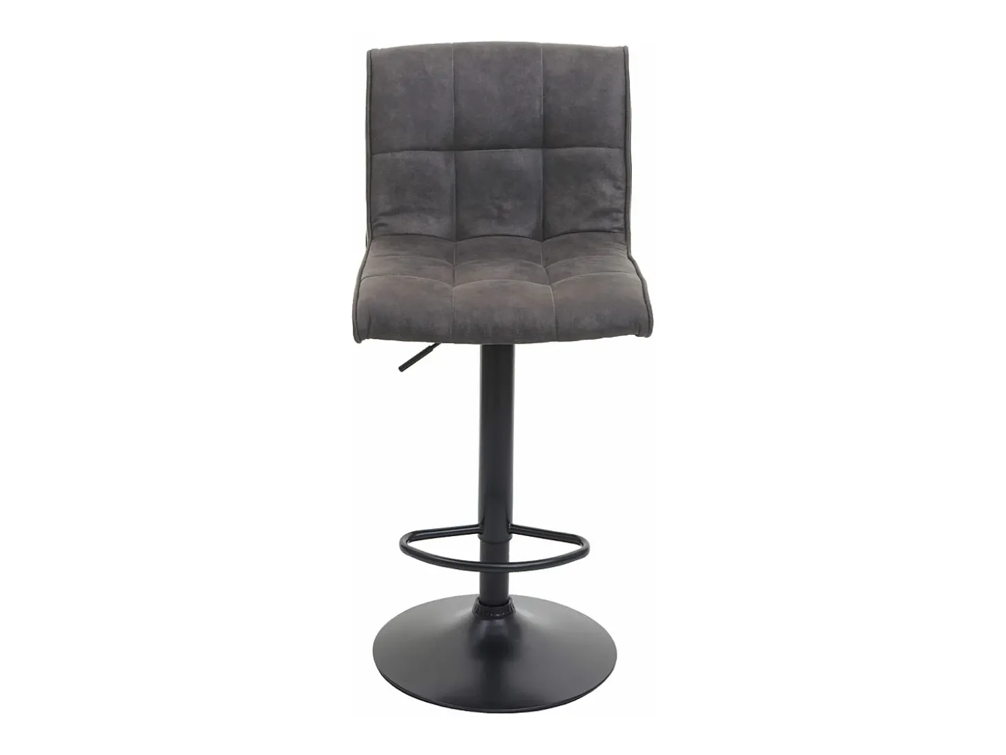 Taburete de bar MCW-B13, vintage gris oscuro