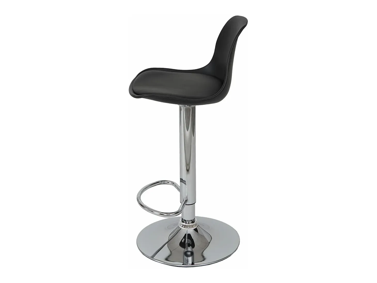 Taburete de bar MCW-B14 (juego de 2), negro