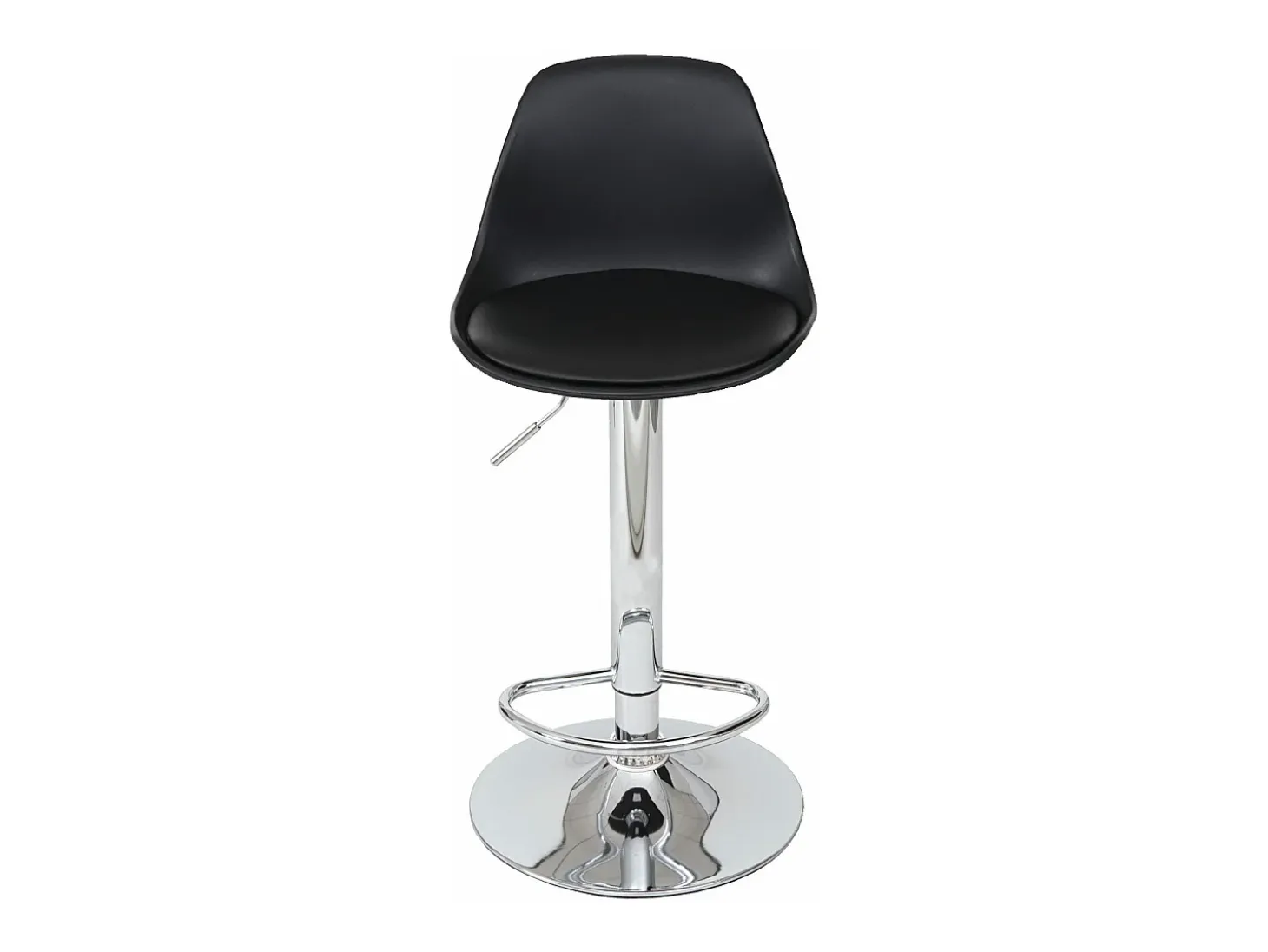 Taburete de bar MCW-B14 (juego de 2), negro