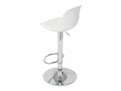 Taburete de bar MCW-B14 (juego de 2), blanco