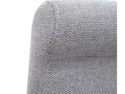 Taburete de bar MCW-C33, gris claro, patas claras, tela/textil