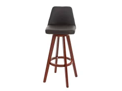 Taburete de bar MCW-C43 (juego de 2), marrón