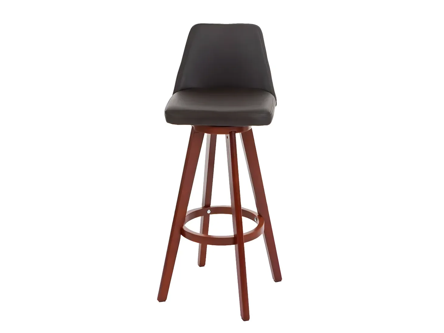 Taburete de bar MCW-C43 (juego de 2), marrón