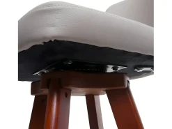 Taburete de bar MCW-C43 (juego de 2), taupe