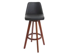 Taburete de bar MCW-C43 (juego de 2), negro