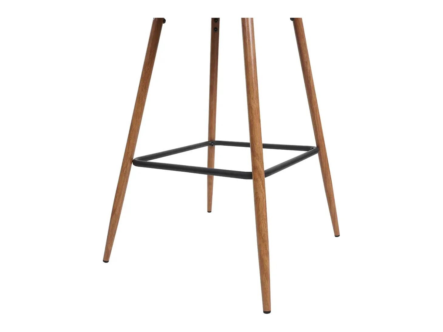 Taburete de bar MCW-D72 (juego de 2), tela/textil, marrón