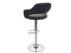 Taburete de bar MCW-F16 (juego de 2), gris-negro