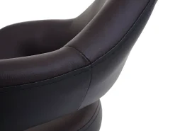Taburete de bar MCW-F16 (juego de 2), marrón-negro