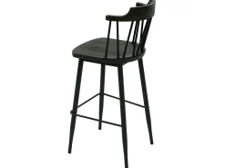 Taburete de bar MCW-G69b (set de 2), antracita