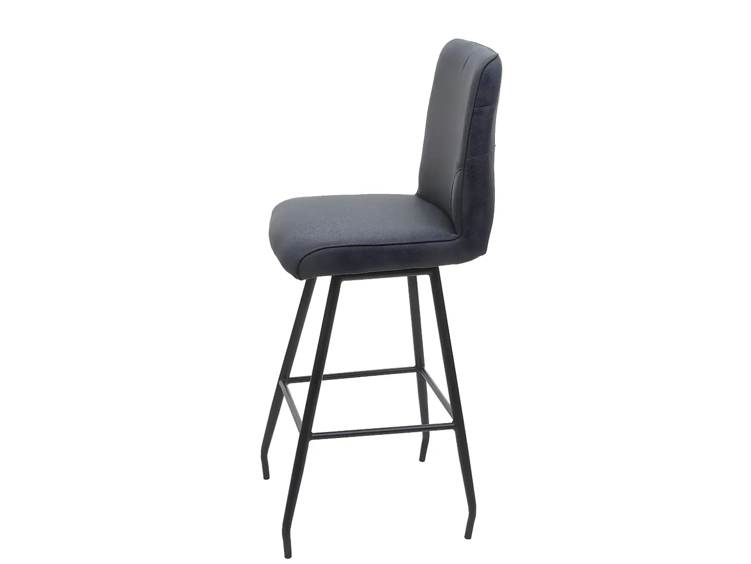 Taburete de bar MCW-H72, gris oscuro