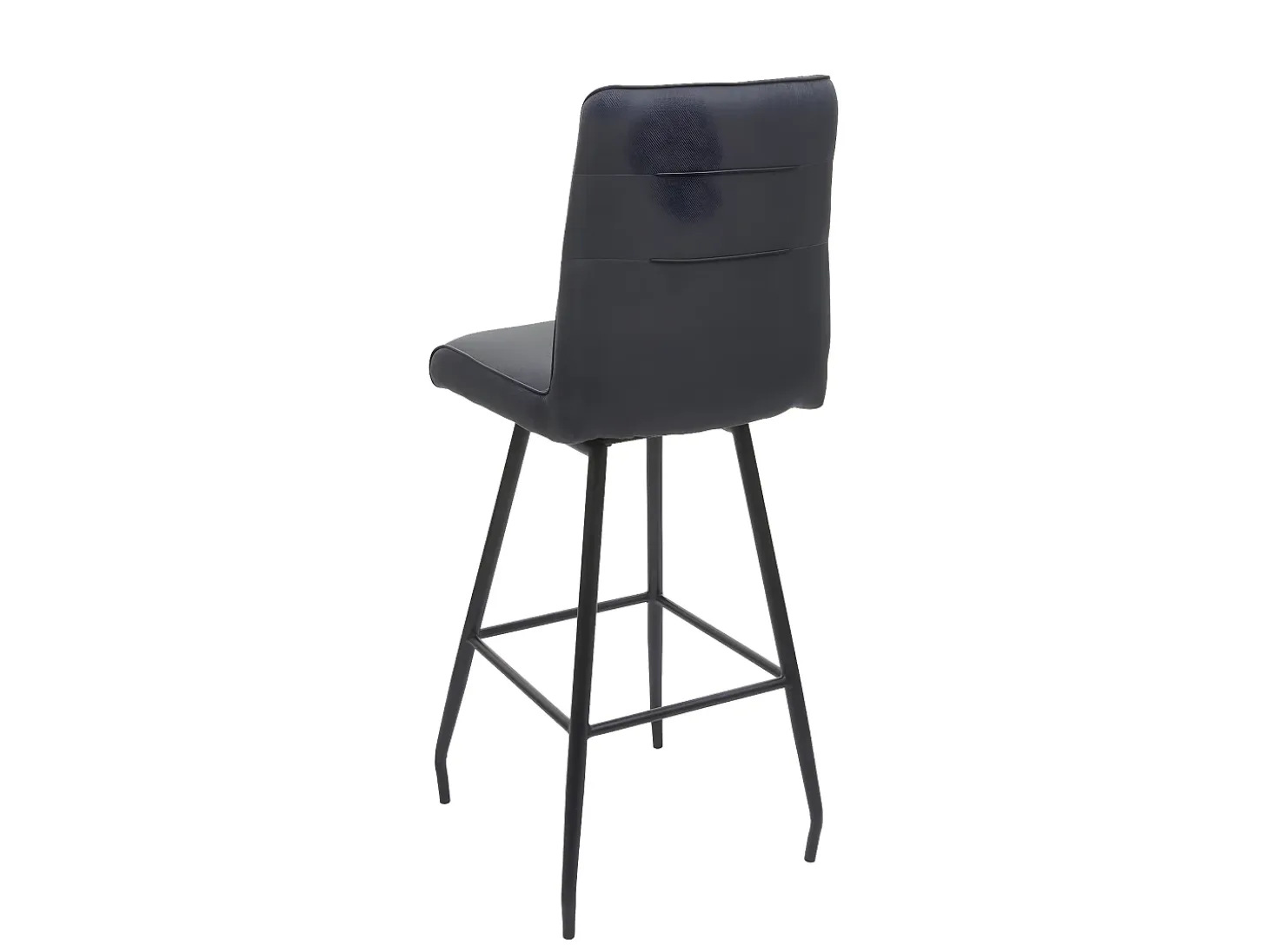 Taburete de bar MCW-H72, gris oscuro