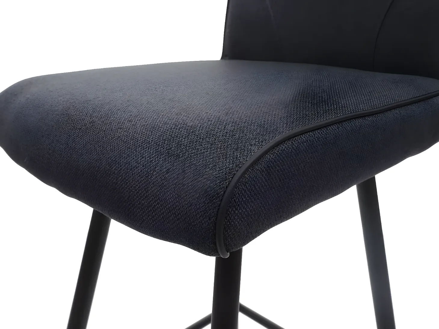 Taburete de bar MCW-H72, gris oscuro