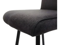 Taburete de bar MCW-H72, gris-marrón