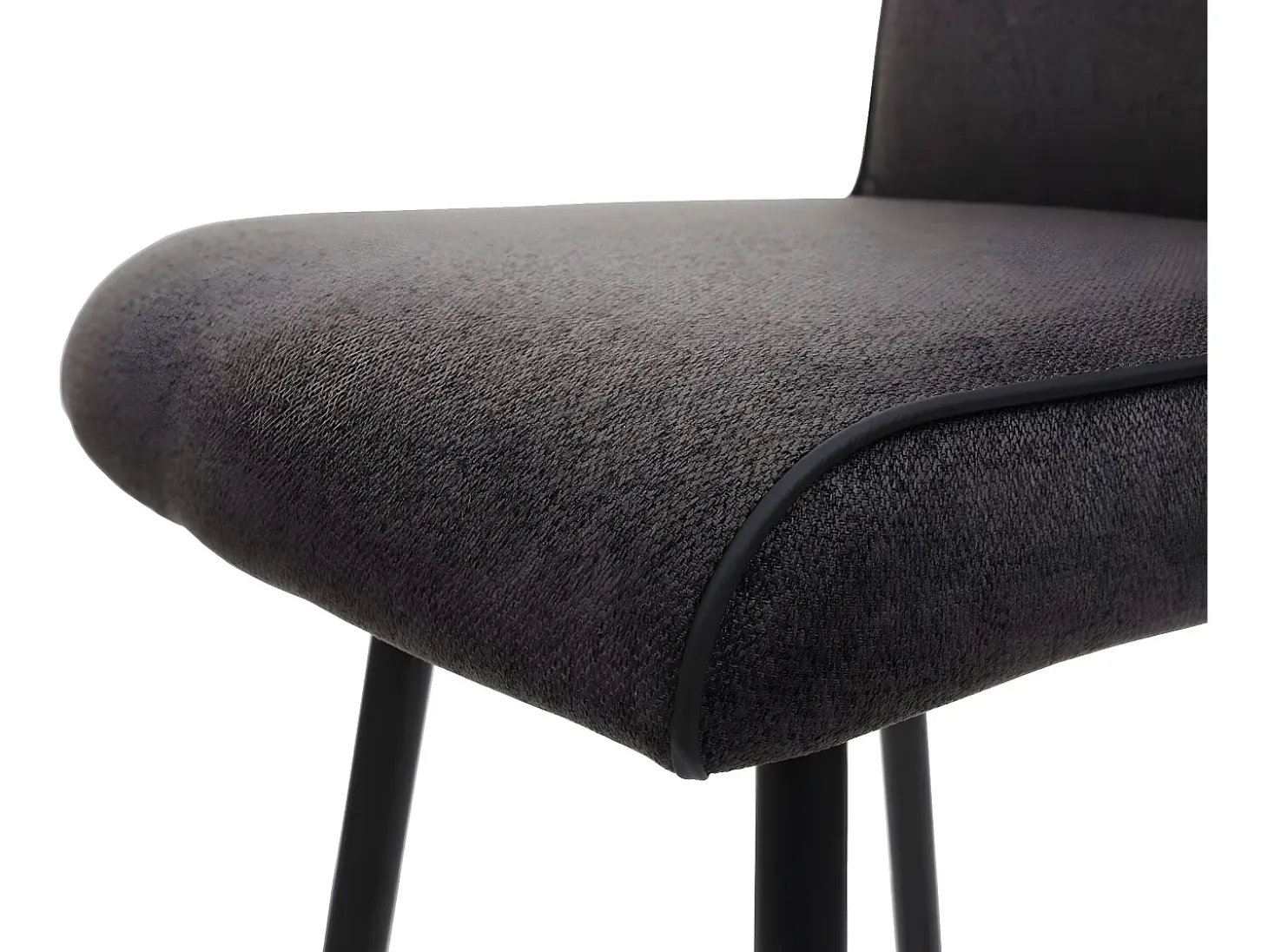 Taburete de bar MCW-H72, gris-marrón