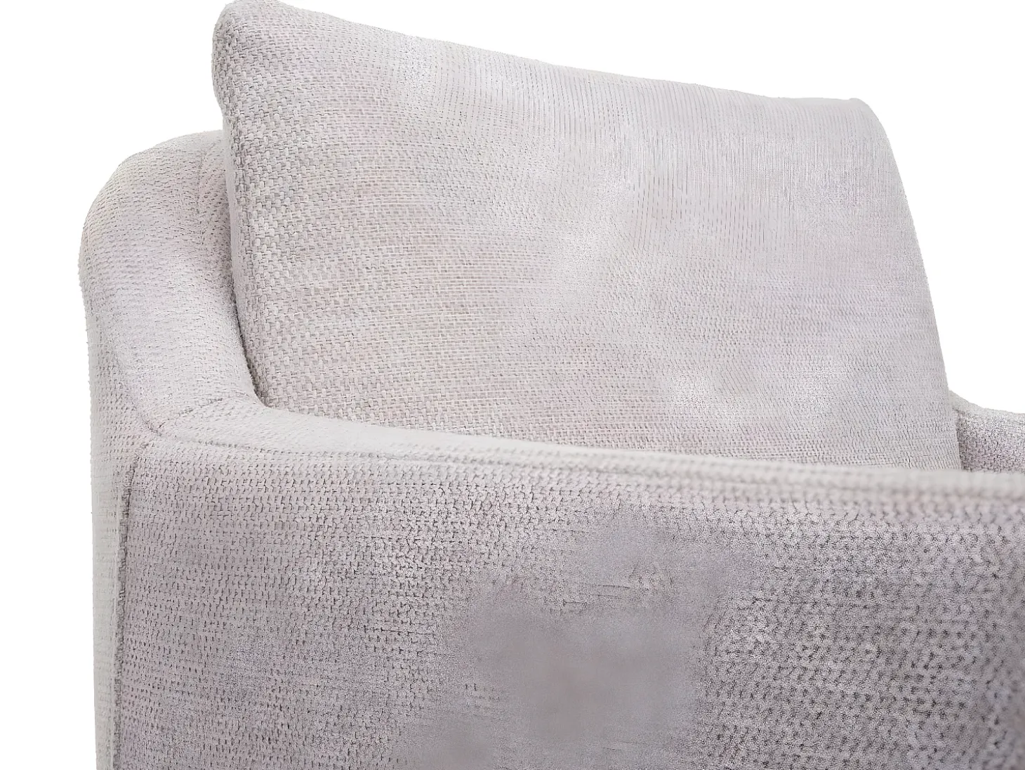 Taburete de bar MCW-H93, tela/textil crema-beige