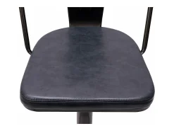 Taburete de bar MCW-H10a (juego de 2), gris vintage