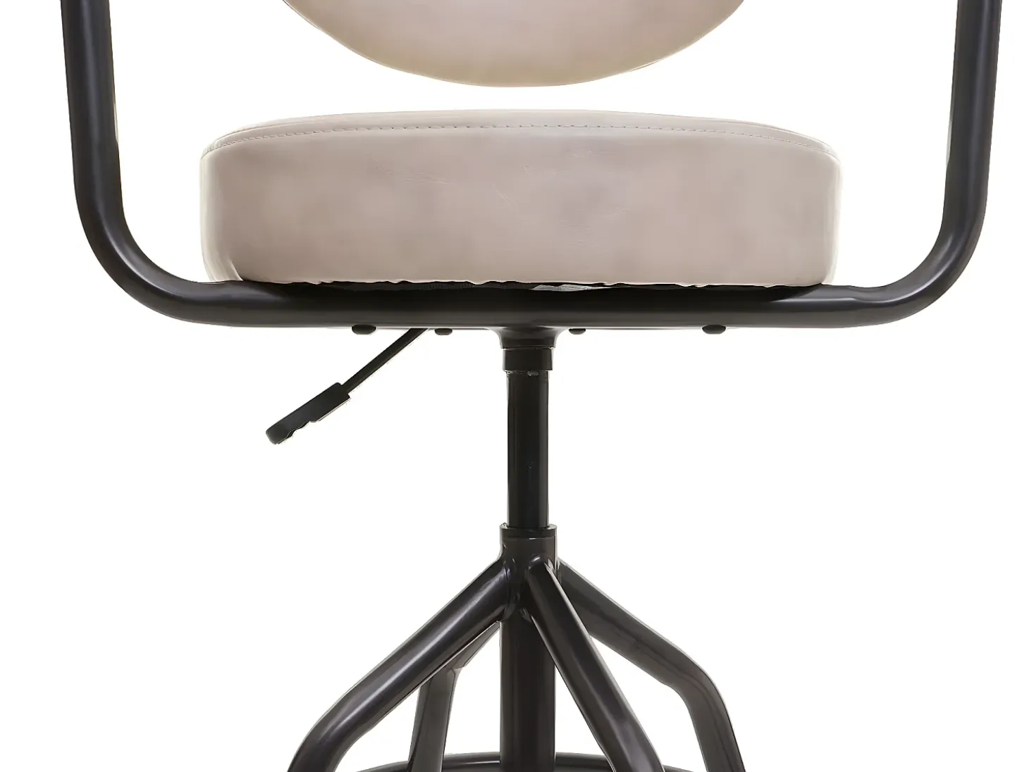 Taburete de bar MCW-H10f, beige vintage