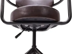 Taburete de bar MCW-H10f, vintage marrón