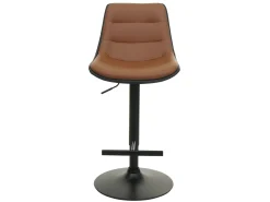Taburete de bar MCW-L85 (juego de 2), marrón