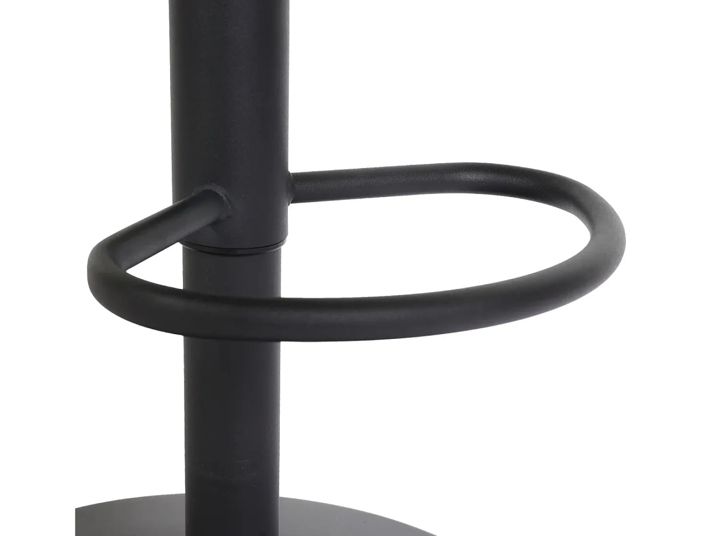 Taburete de bar MCW-M67 (juego de 2), burdeos pie negro