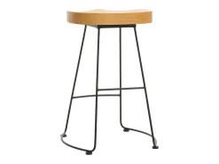 Taburete de bar MCW-N25, naturaleza