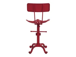 Taburete de bar MCW-N26, rojo