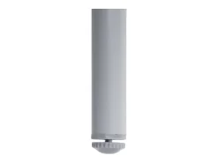 Taburete de bar MCW-O21 (set de 2), gris claro, cojín gris claro