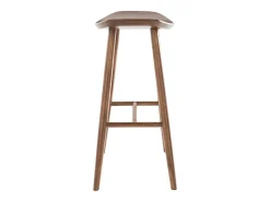 Taburete de bar moderno nogal 72cm DEMORY