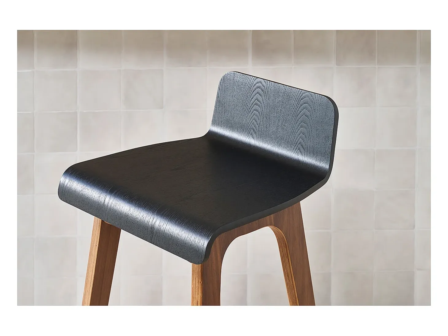 Taburete de bar negro 65 cm BALTIK