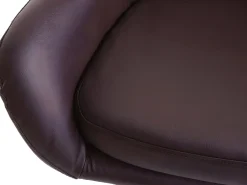 Taburete de bar Vaasa T381, imitación de cuero, marrón
