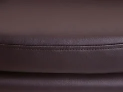 Taburete de bar Vaasa T381, imitación de cuero, marrón
