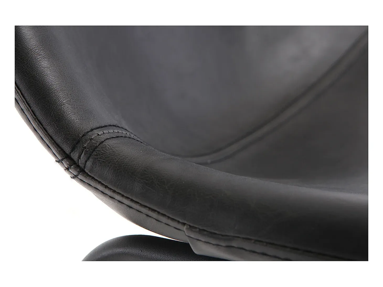 Taburete de bar vintage PU negro 73cm lote de 2 NEW ROCK