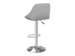 Taburete de cocina 2 unidades de terciopelo gris claro