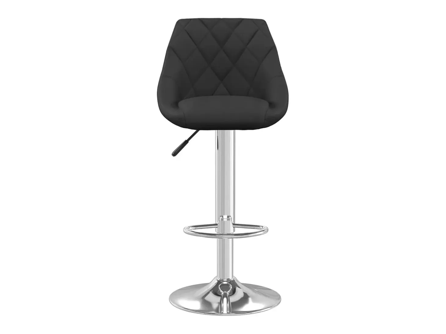 Taburete de cocina 2 unidades de terciopelo negro