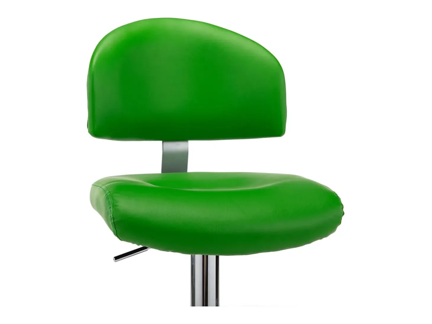Taburete de cocina cuero sintético verde