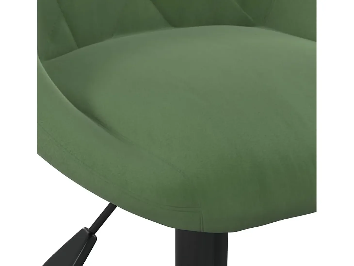 Taburete de cocina de terciopelo verde oscuro