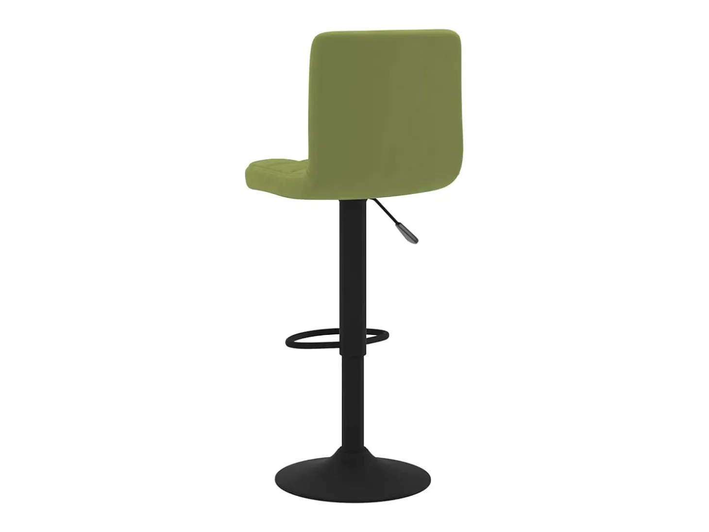Taburete de cocina de terciopelo verde claro