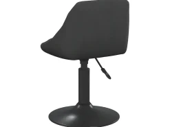Taburete de cocina de terciopelo negro ES86072