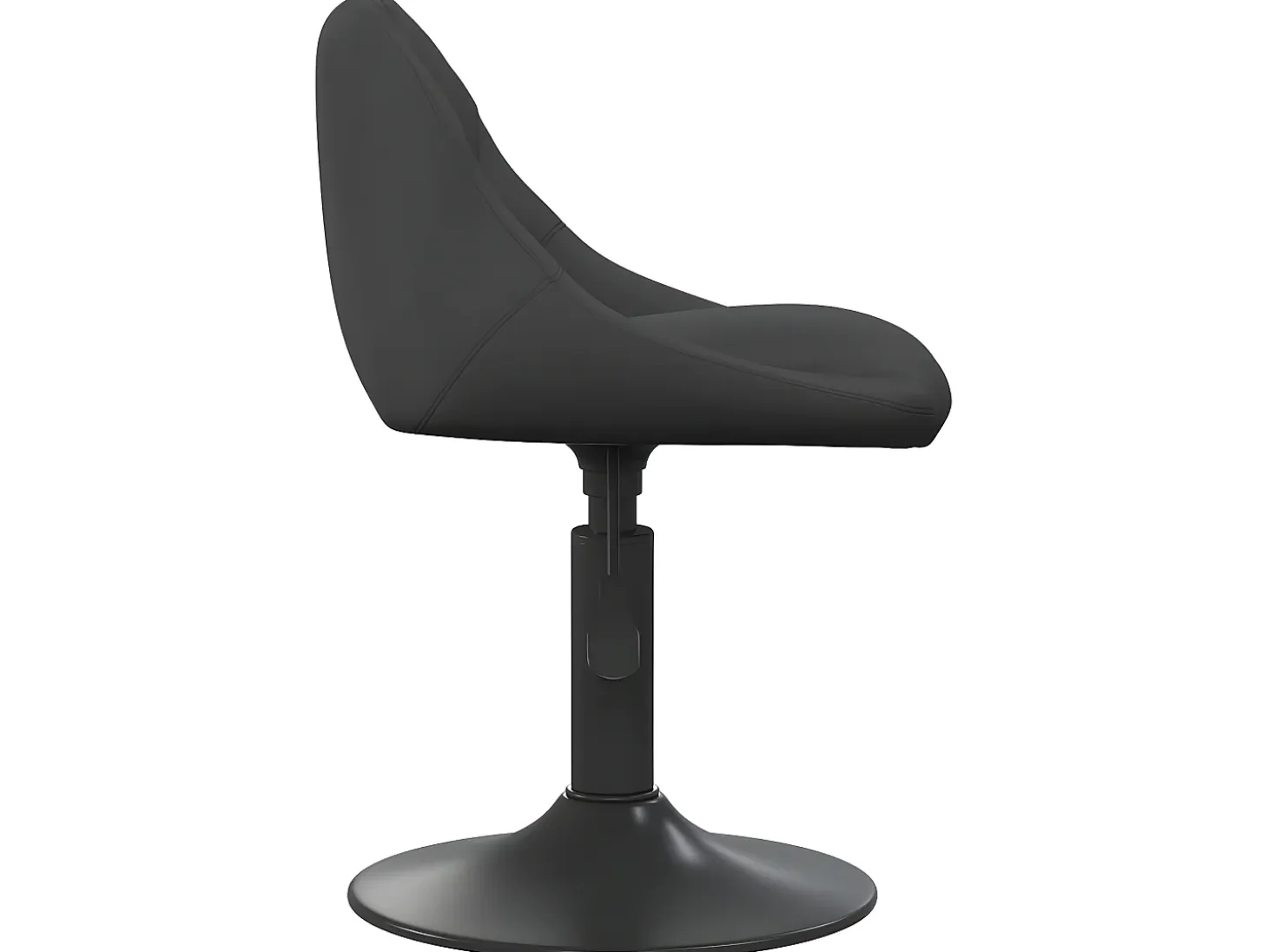 Taburete de cocina de terciopelo negro ES86072