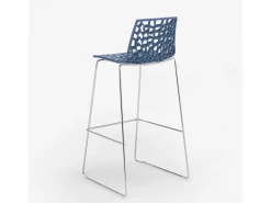 Taburete de Cocina Grand Soleil 74cm Design Spider Slitta - Azul Marino