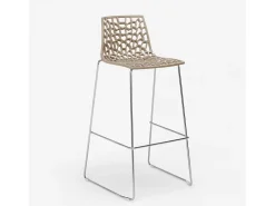 Taburete de Cocina Grand Soleil 74cm Design Spider Slitta - Beige