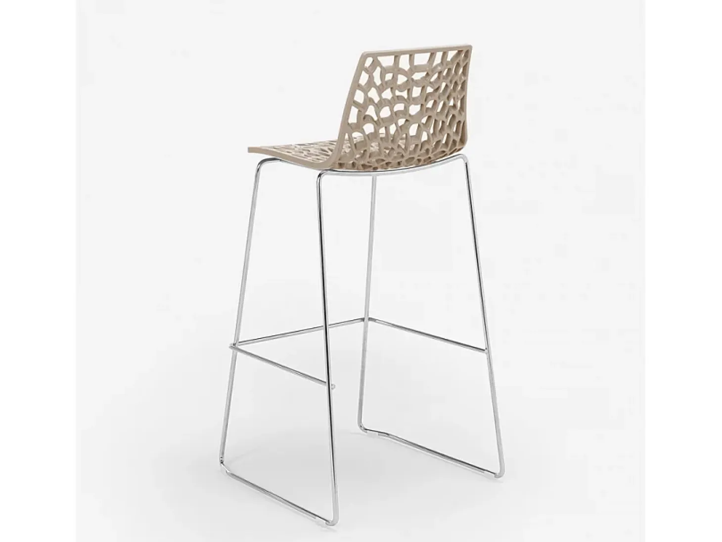Taburete de Cocina Grand Soleil 74cm Design Spider Slitta - Beige