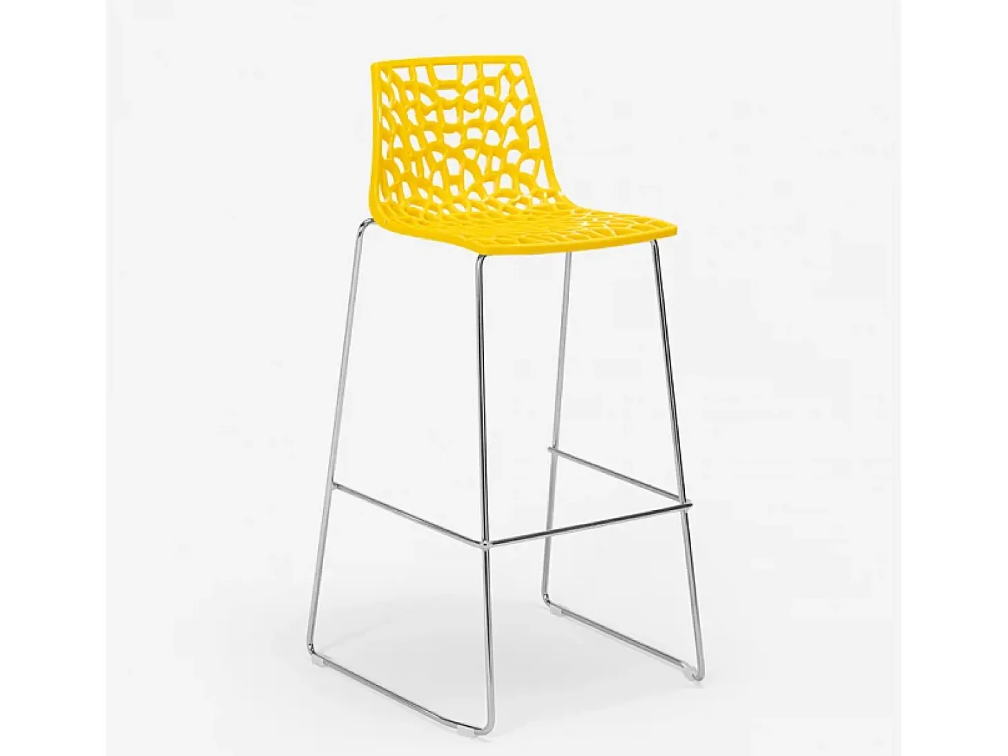 Taburete de Cocina Grand Soleil 74cm Design Spider Slitta - Amarillo